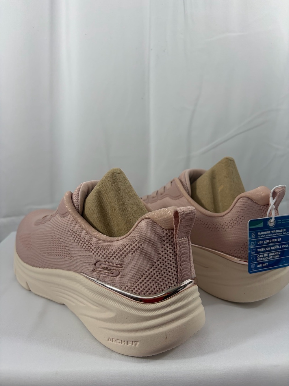 NWT BOBS From Skechers Women’s Size 8.5 Light Pink Athletic Sneakers - Picture 6 of 10